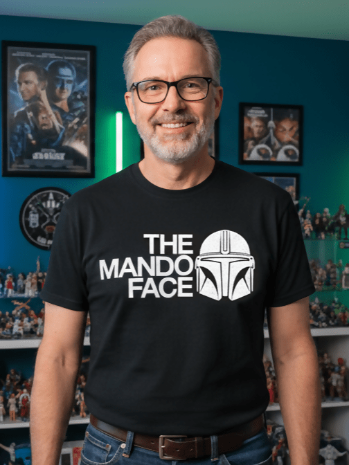 Camiseta The Mando Face - El Cajón Friki