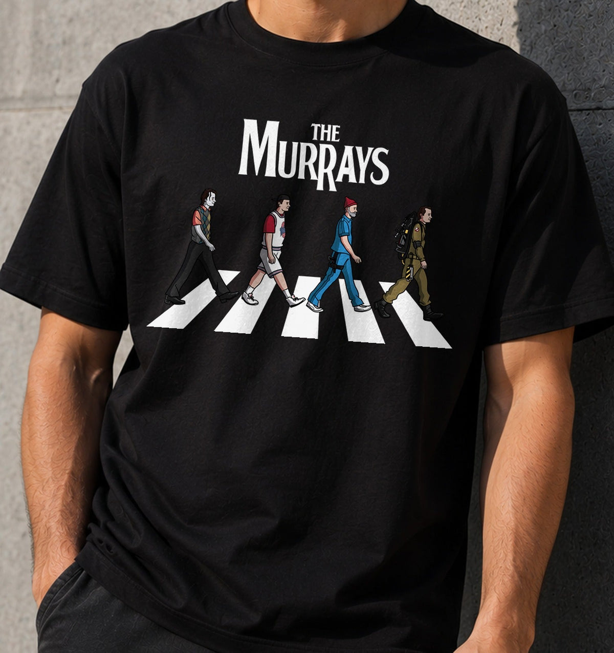 Camiseta The Murrays – Parodia de Cine y Comedia (negra)