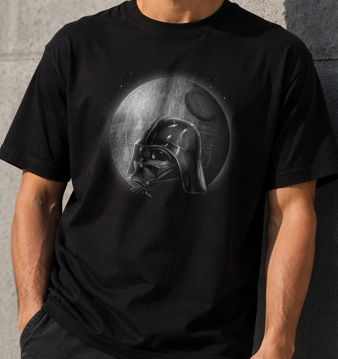 Camiseta The Power of the Dark Side – Darth Vader de Star Wars (negra)