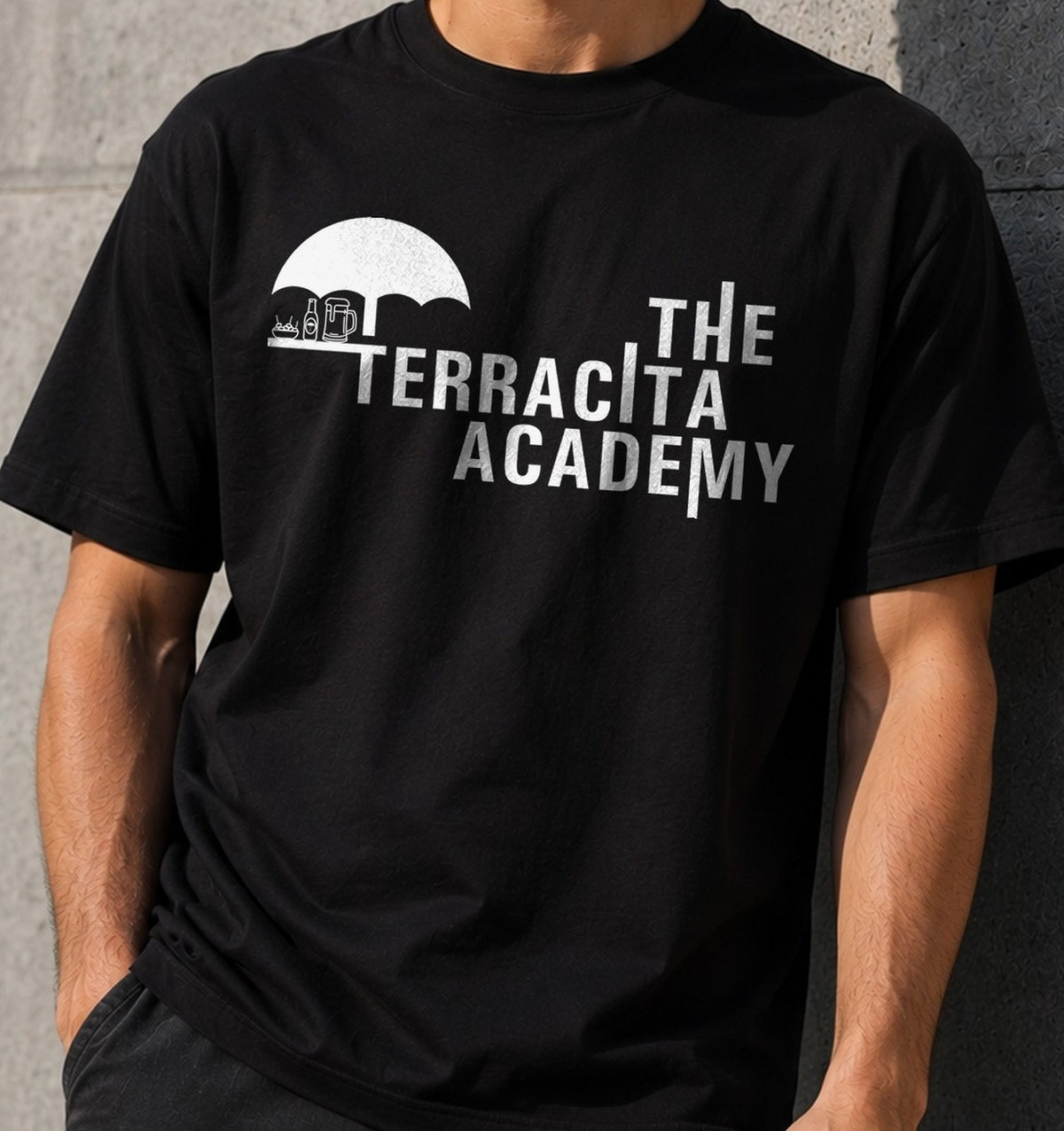 Camiseta The Terracita Academy – Regalo para amantes de la cerveza (negra)