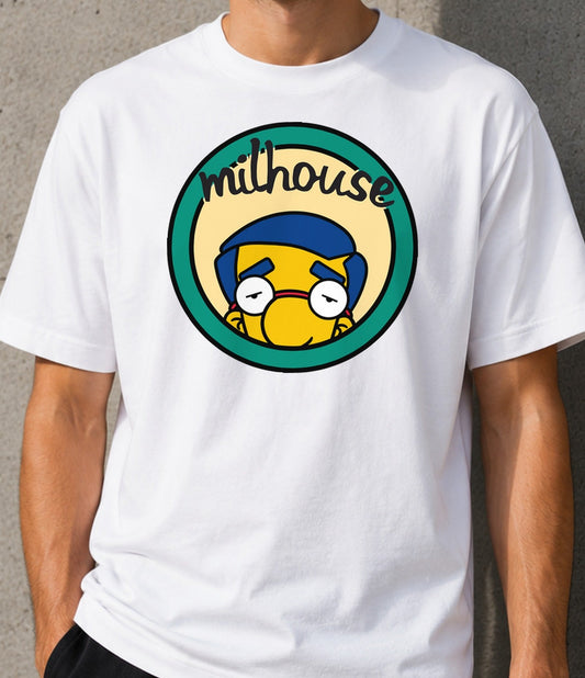 Camiseta The Van Houten Show – Personaje Secundario de Dibujos Animados (blanca)