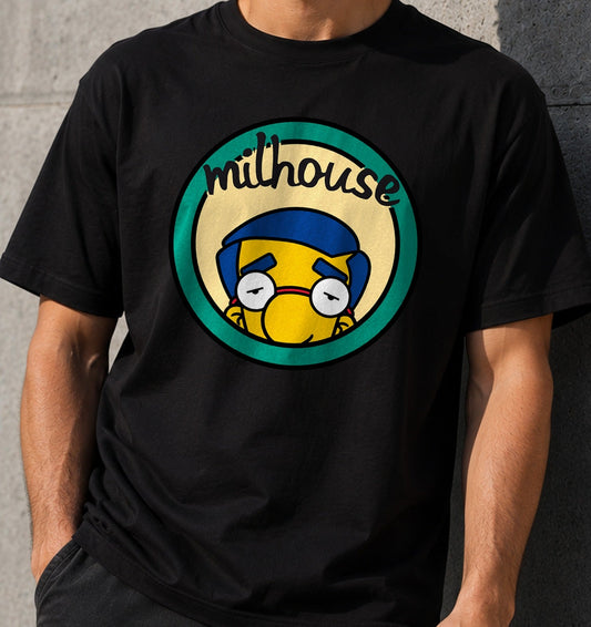 Camiseta The Van Houten Show – Personaje Secundario de Dibujos Animados (negra)