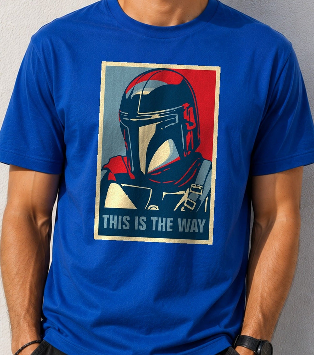Camiseta This Is The Way – The Mandalorian (azul)