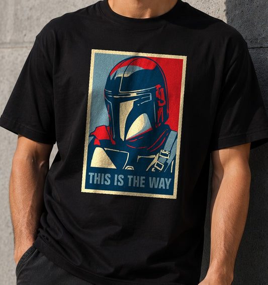Camiseta This is the Way – The Mandalorian (negra)