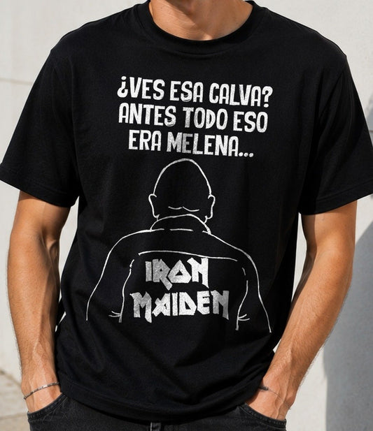 Camiseta Todo Eso Era Melena – Regalo para Rockeros (negra)