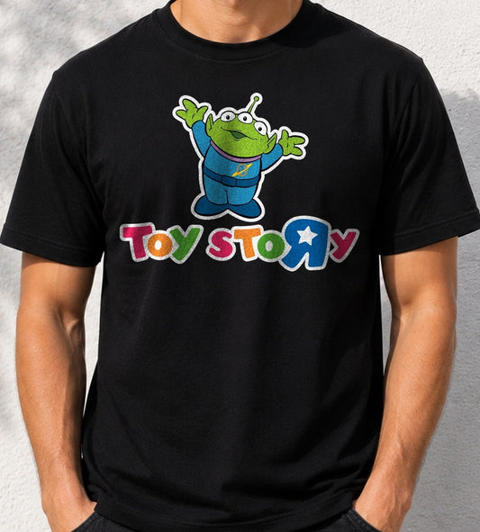 Camiseta Toy Story – Alien de La Garra (negra)
