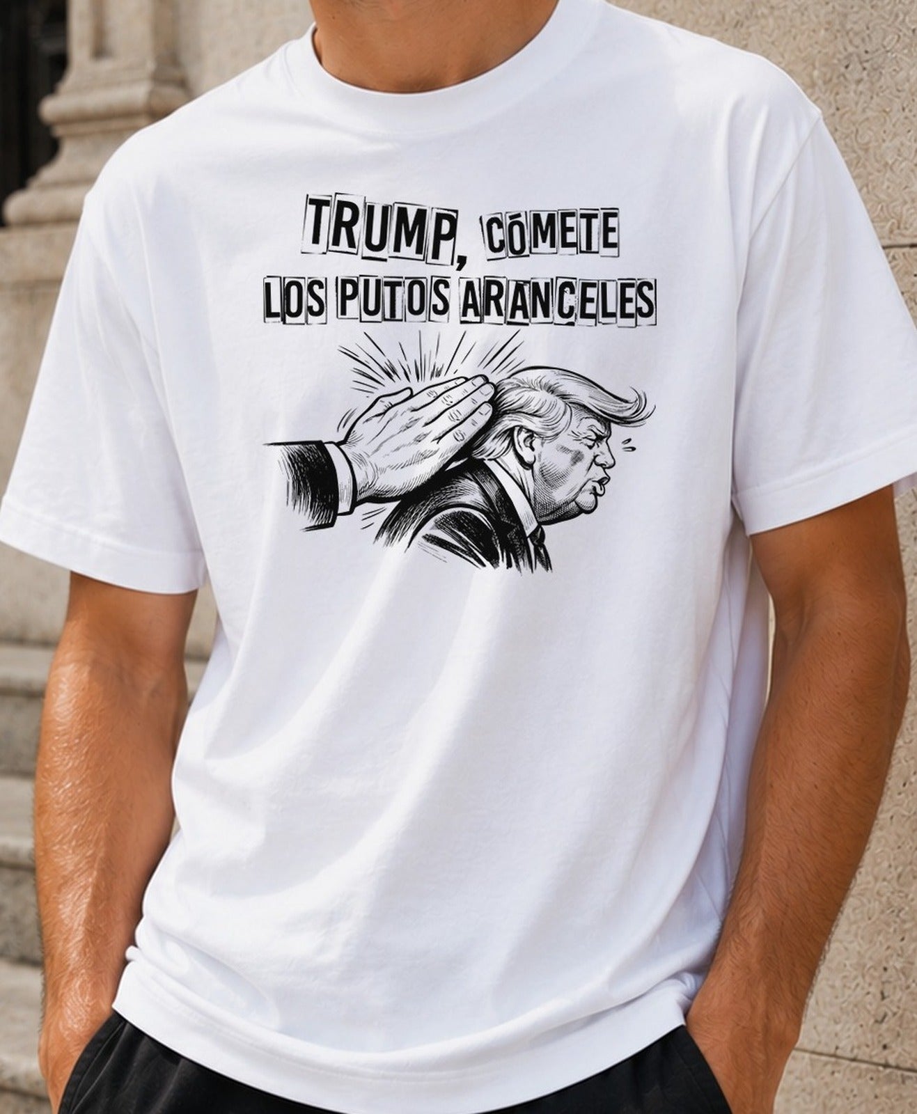 Camiseta Trumposo – Humor Político (blanca)