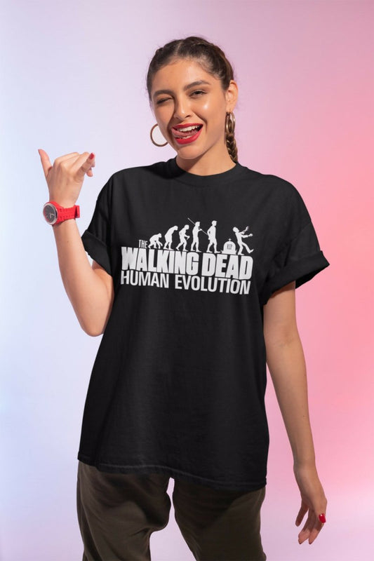 Camiseta TWD Human Evolution - El Cajón Friki