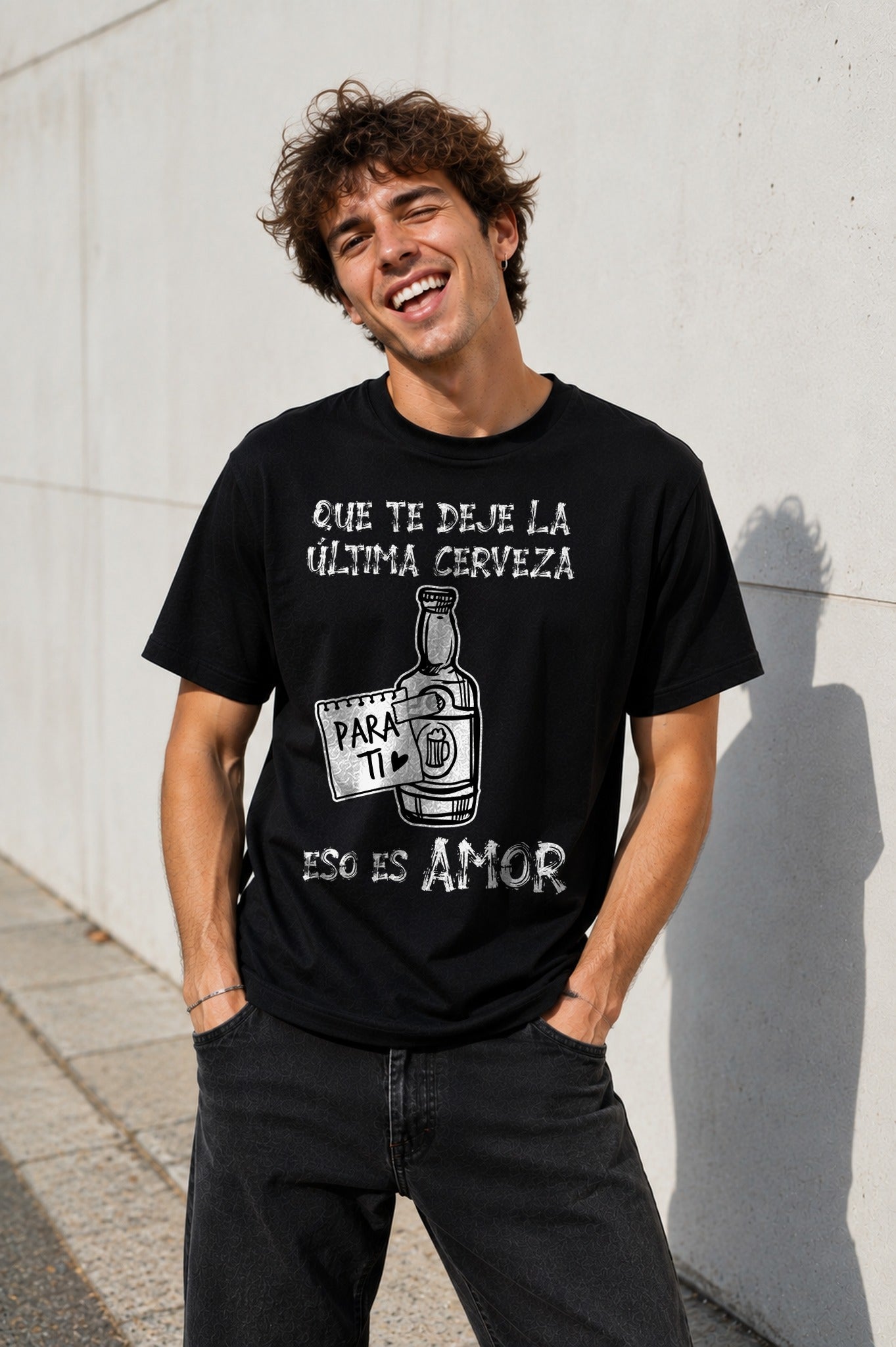 Camiseta con el diseño La Última Cerveza – Regalo para amantes de la cerveza, de Paranoia Records