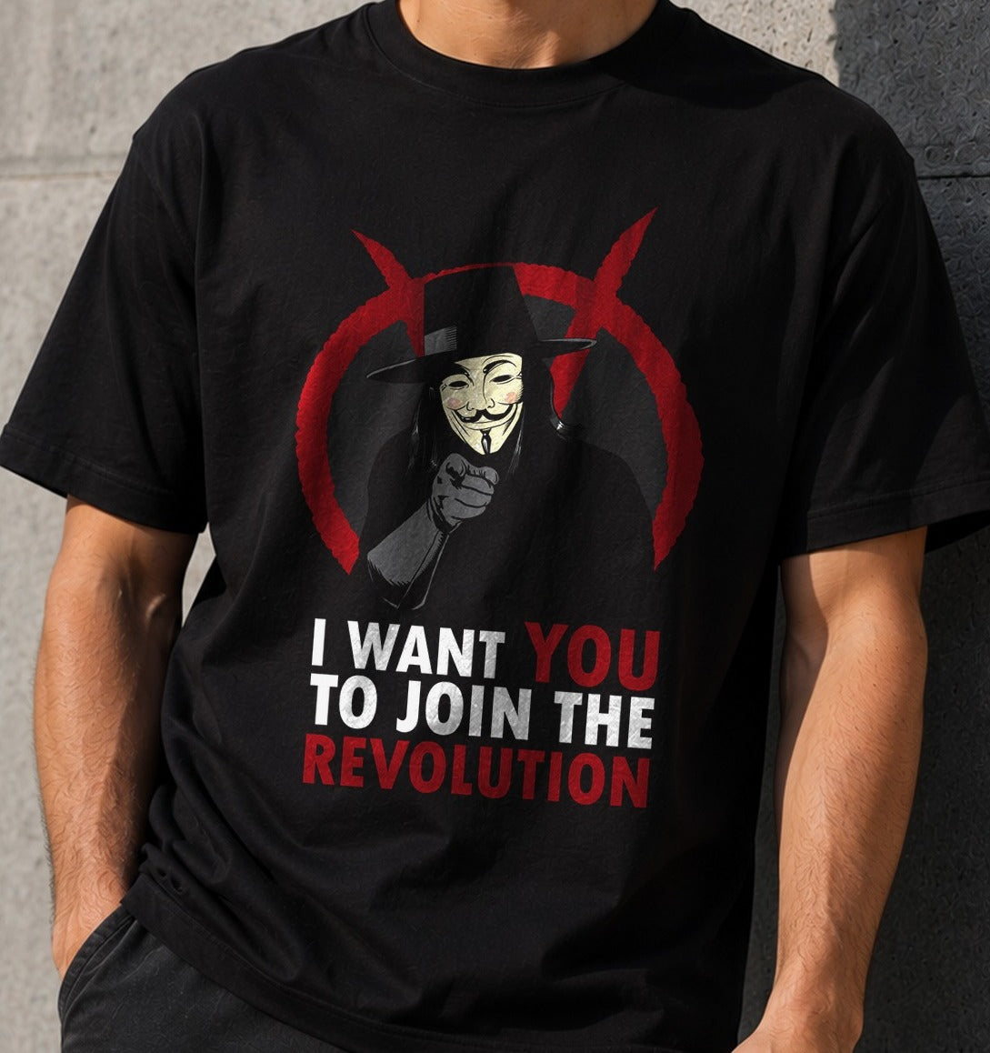 Camiseta Uncle V – V de Vendetta (negra)