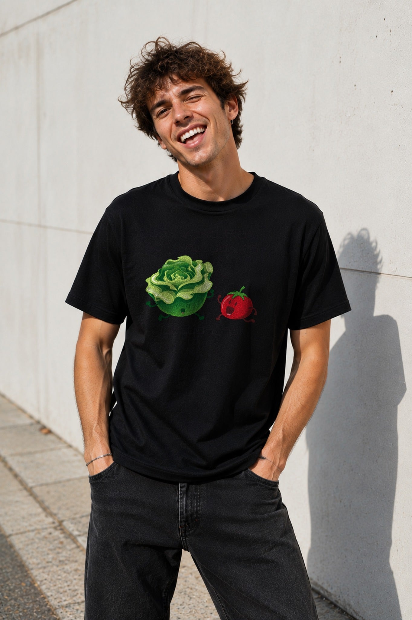 Camiseta con el diseño Verduras Saludables – Regalo con humor para veganos y foodies, de Paranoia Records