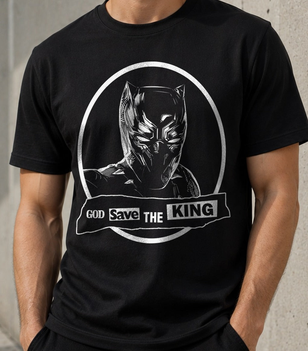 Camiseta Wakanda Forever – Black Panther Marvel (negra)