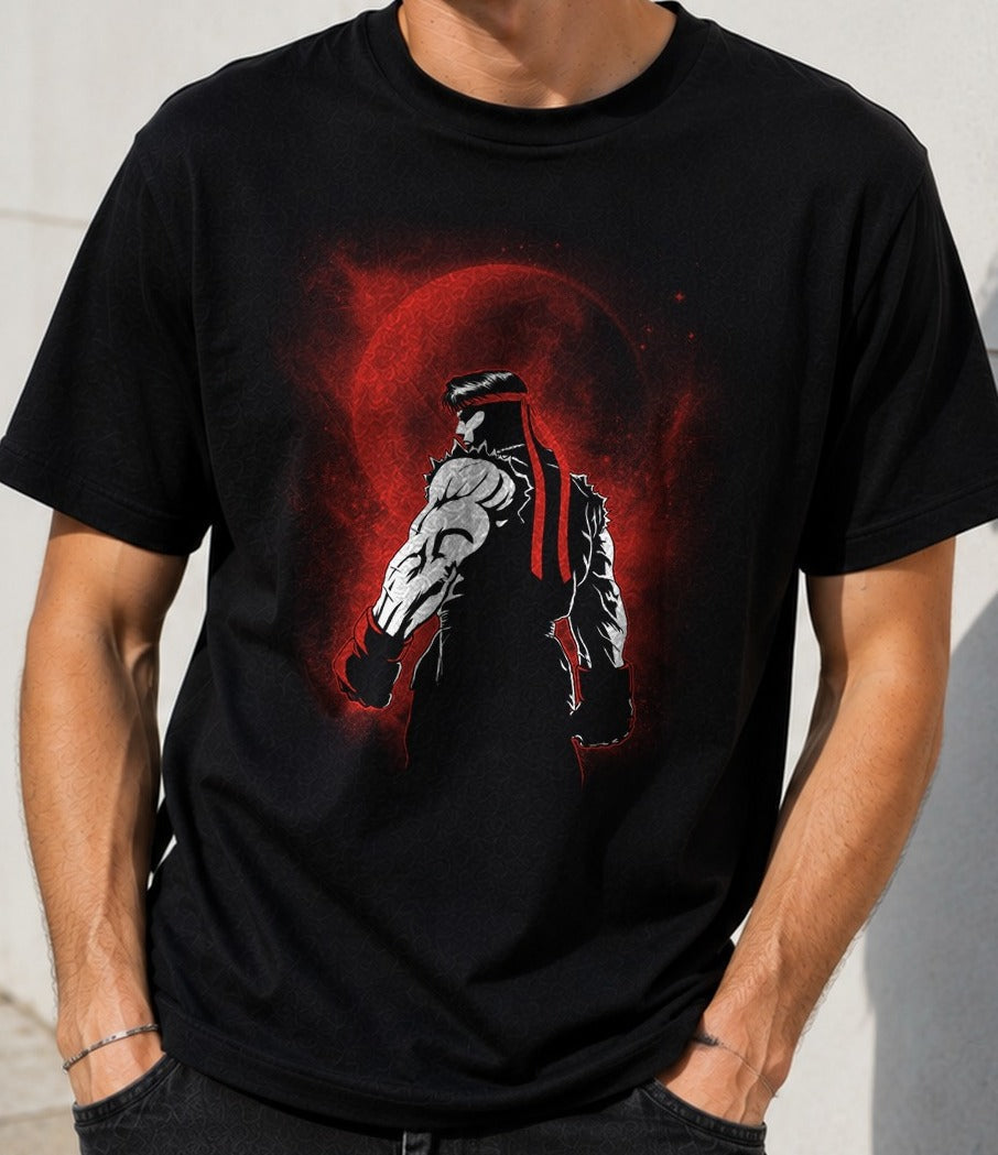 Camiseta Wandering Warrior – Guerrero Errante (negra)
