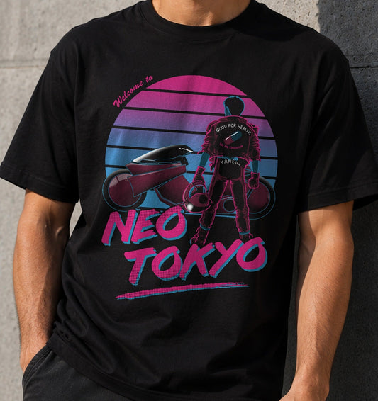 Camiseta Welcome to Neo Tokyo – Akira (negra)