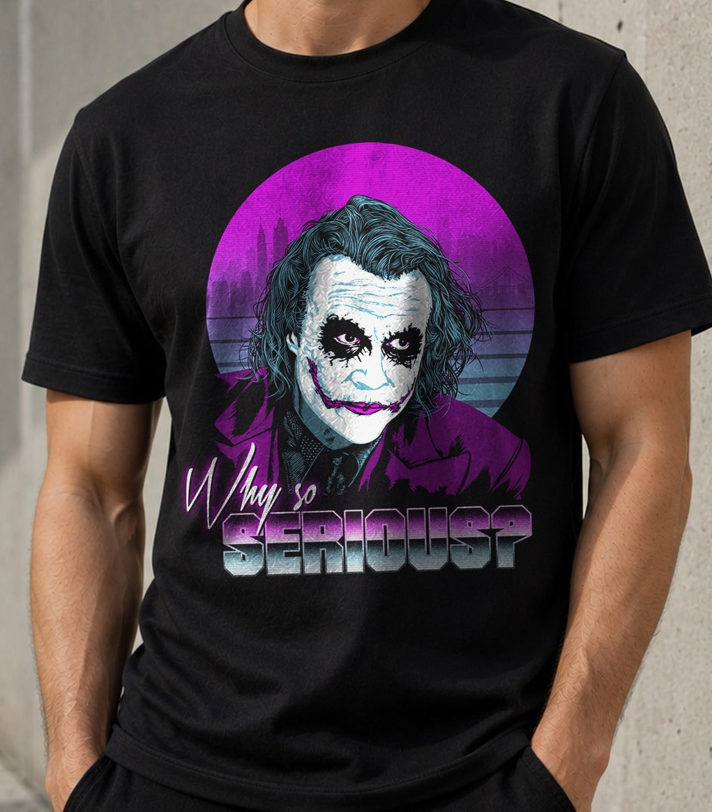 Camiseta Why So Serious – Joker de Batman (negra)