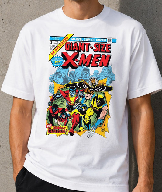 Camiseta X-Men 50 Aniversario – Marvel Comics (blanca)