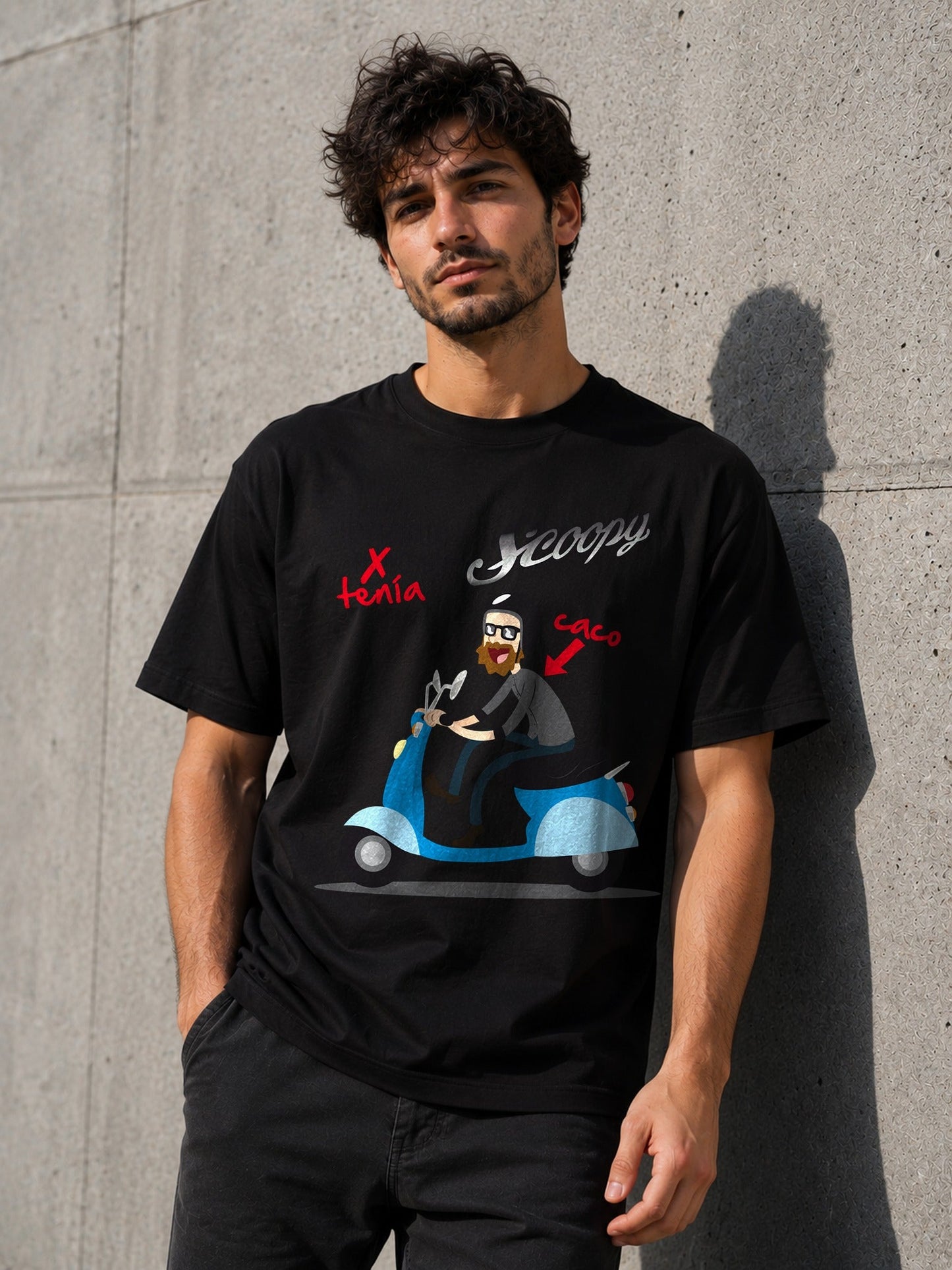 Camiseta con el diseño Yo Tuve una Scoopy – Regalo para motoristas, de Paranoia Records