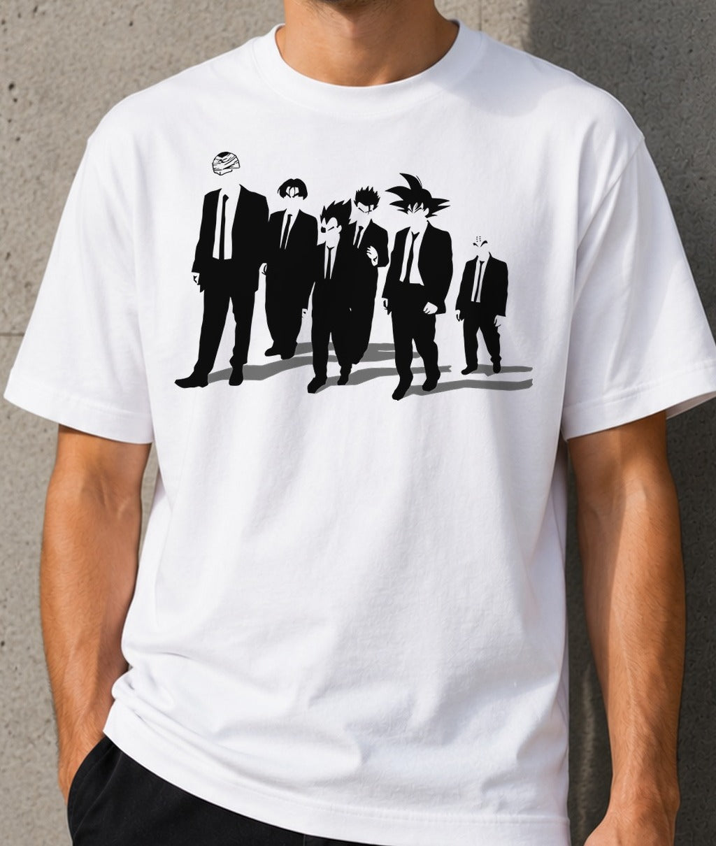 Camiseta Z Dogs – Dragon Ball (blanca)