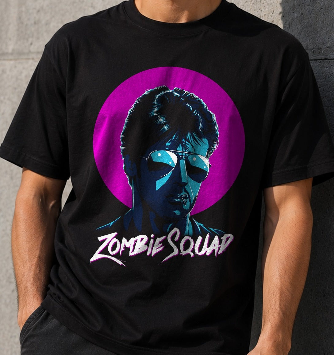 Camiseta Zombie Squad – Cobra (negra)