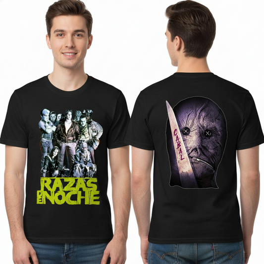 camiseta razas de noche