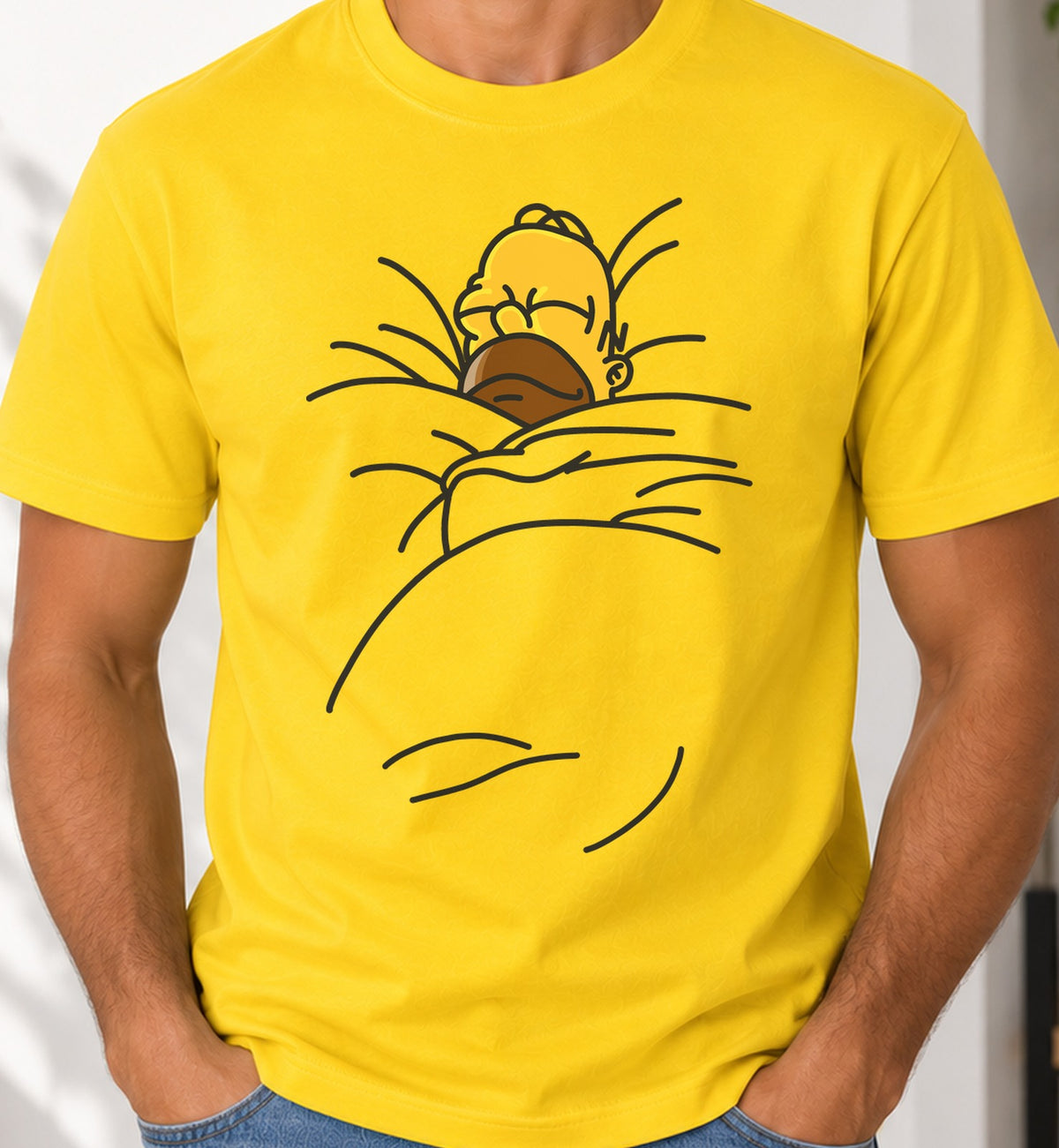 Camiseta homer 4500X5700 (amarilla)