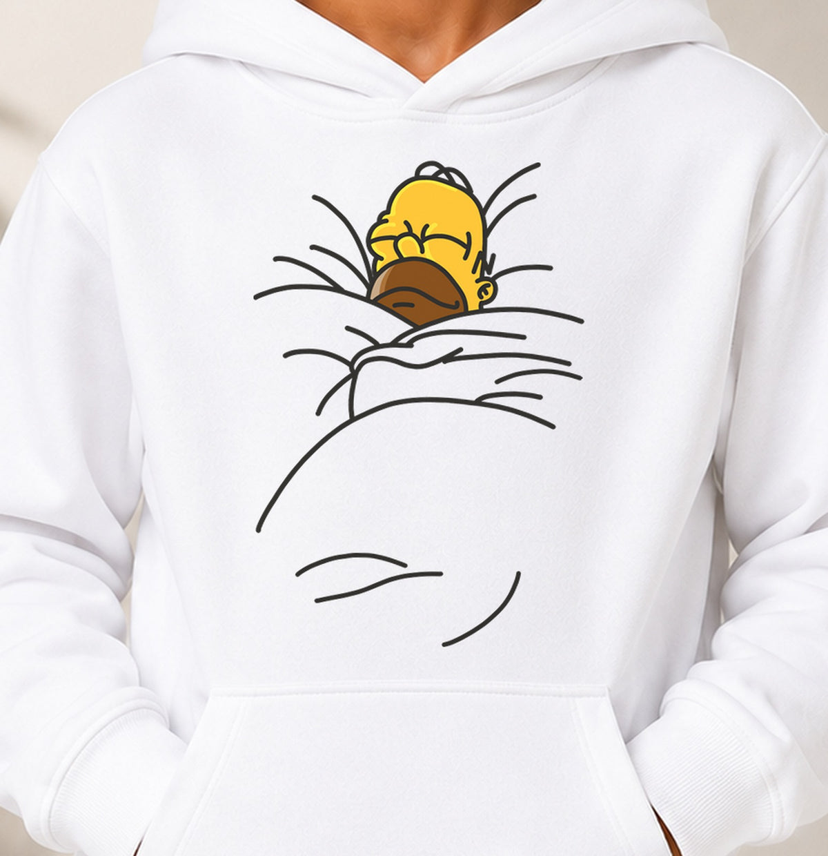Sudadera niño homer 4500X5700 (blanca)