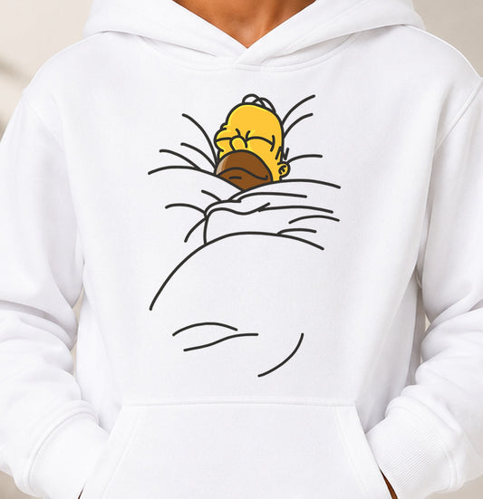 Sudadera niño homer 4500X5700 (blanca)
