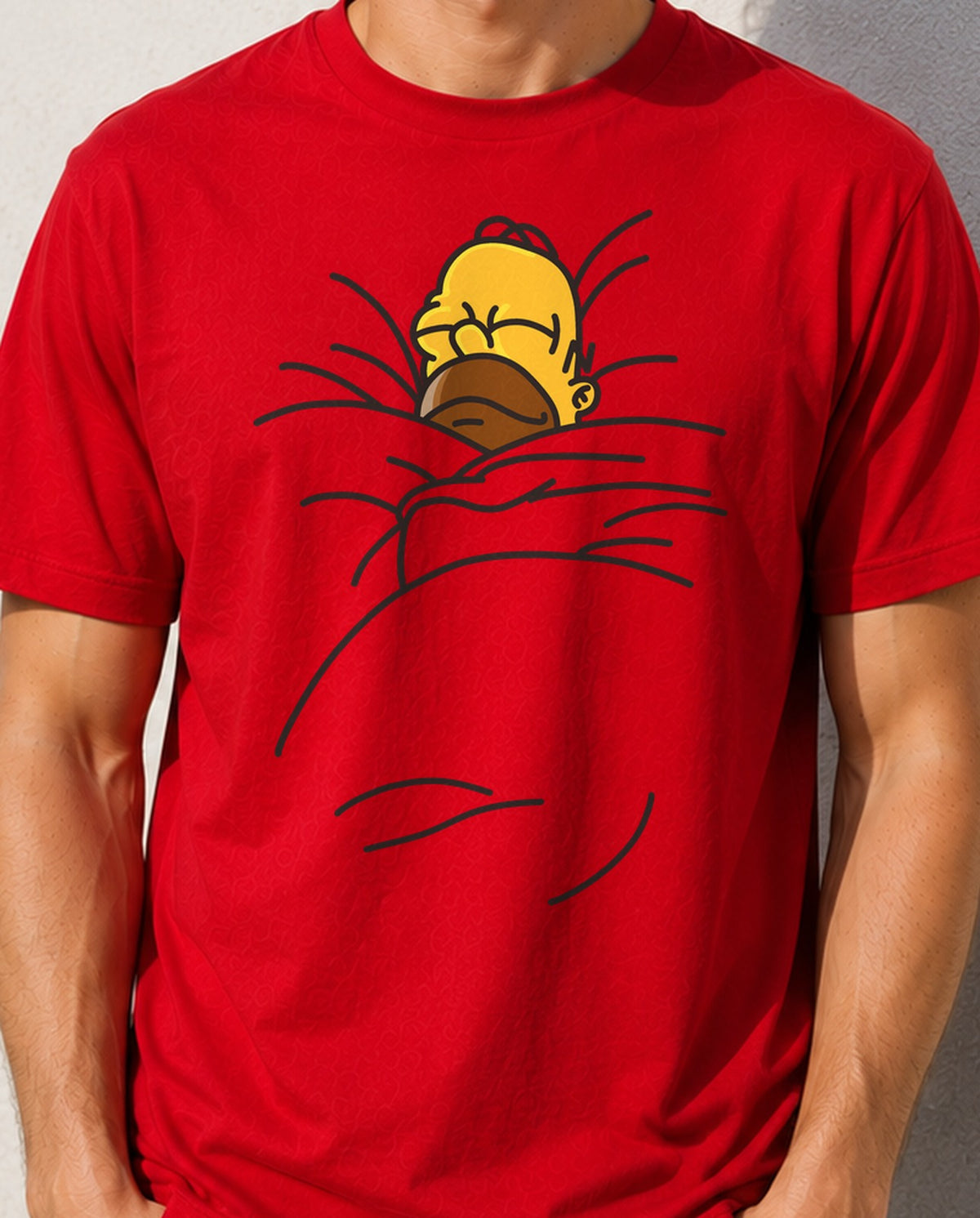 Camiseta homer 4500X5700 (roja)