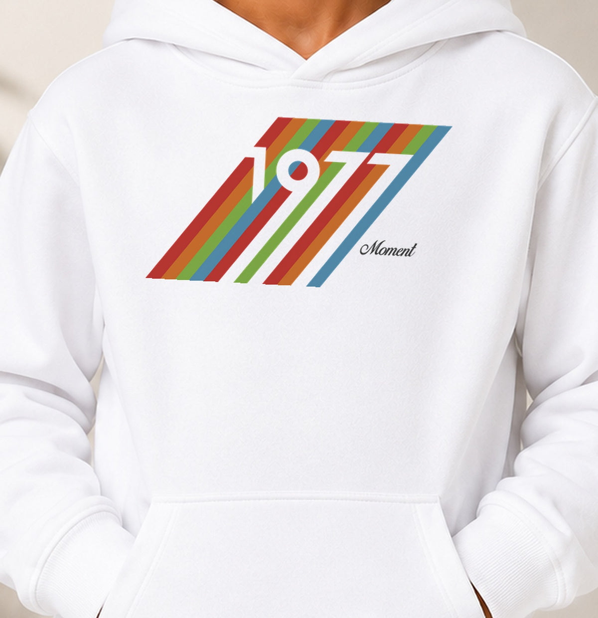 Sudadera niño 1977 Moment (blanca)