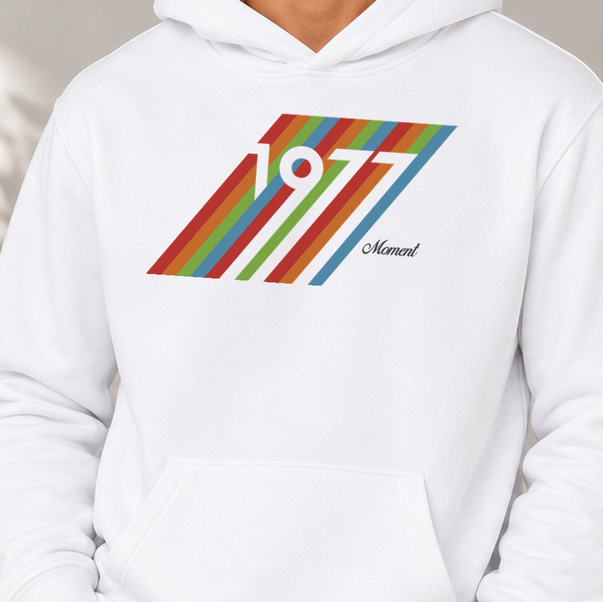 Sudadera 1977 Moment (blanca)