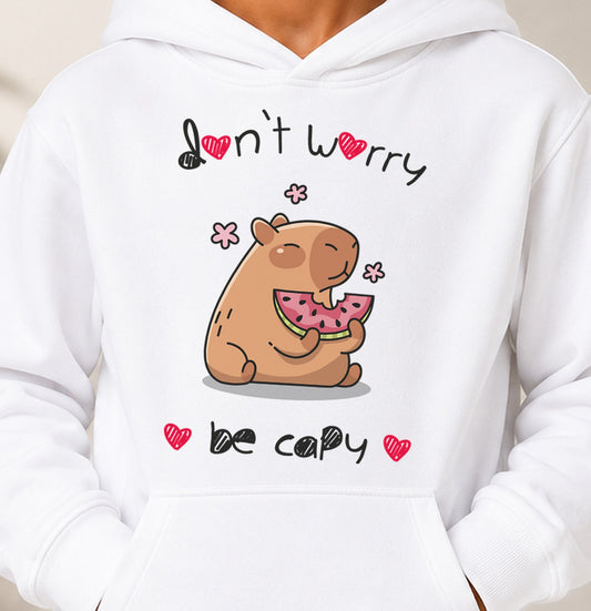 Sudadera niño Be Cappy (blanca)