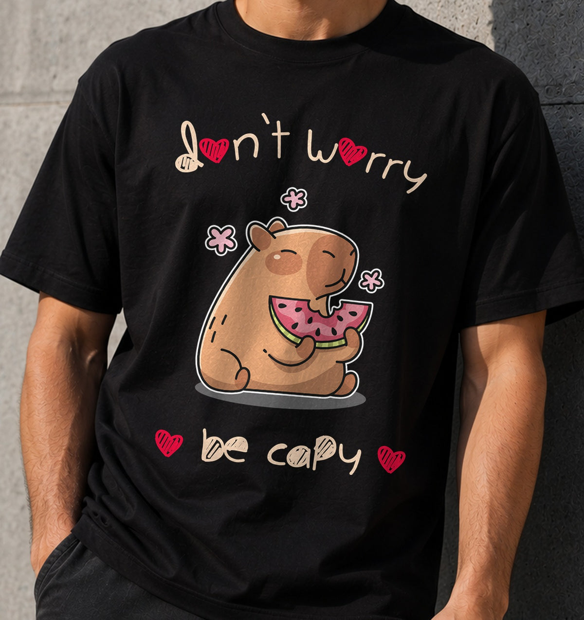 Camiseta Be Cappy (negra)