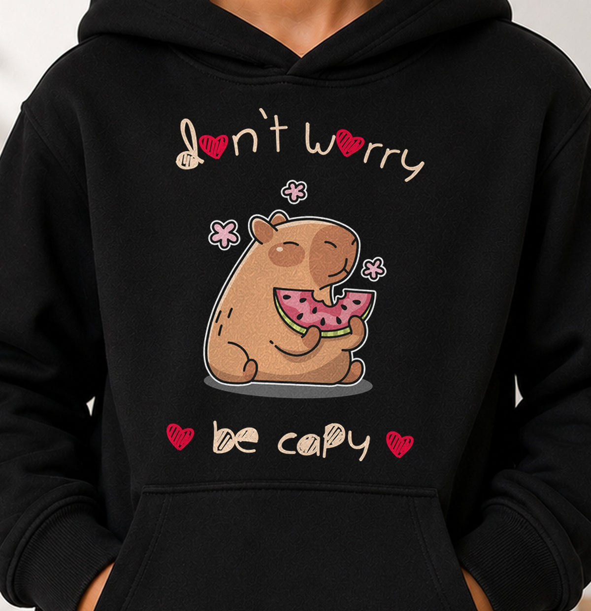 Sudadera niño Be Cappy (negra)