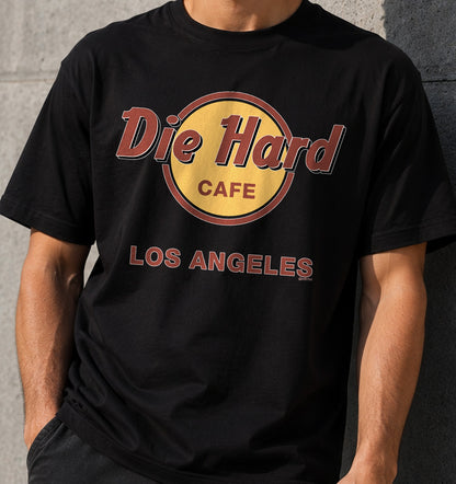 Camiseta Die Hard Fondo Blanco (negra)