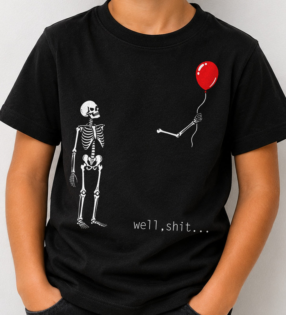 Camiseta niño Well Shit (negra)