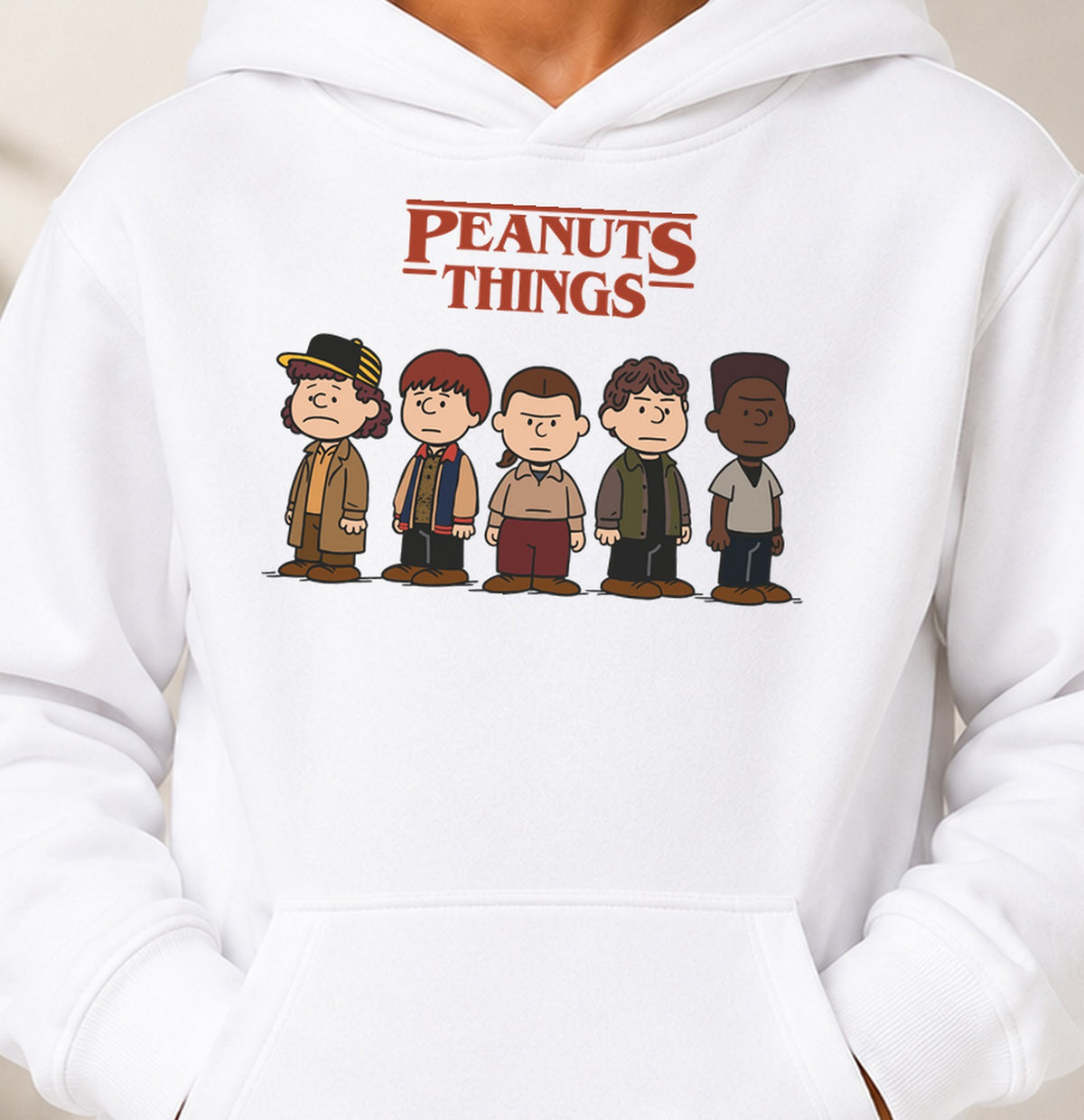 Sudadera niño Peanuts Things (blanca)