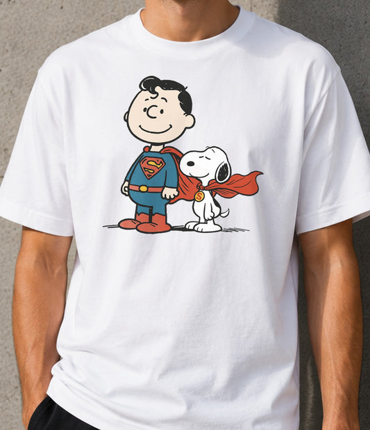 Camiseta Superpeanuts (blanca)