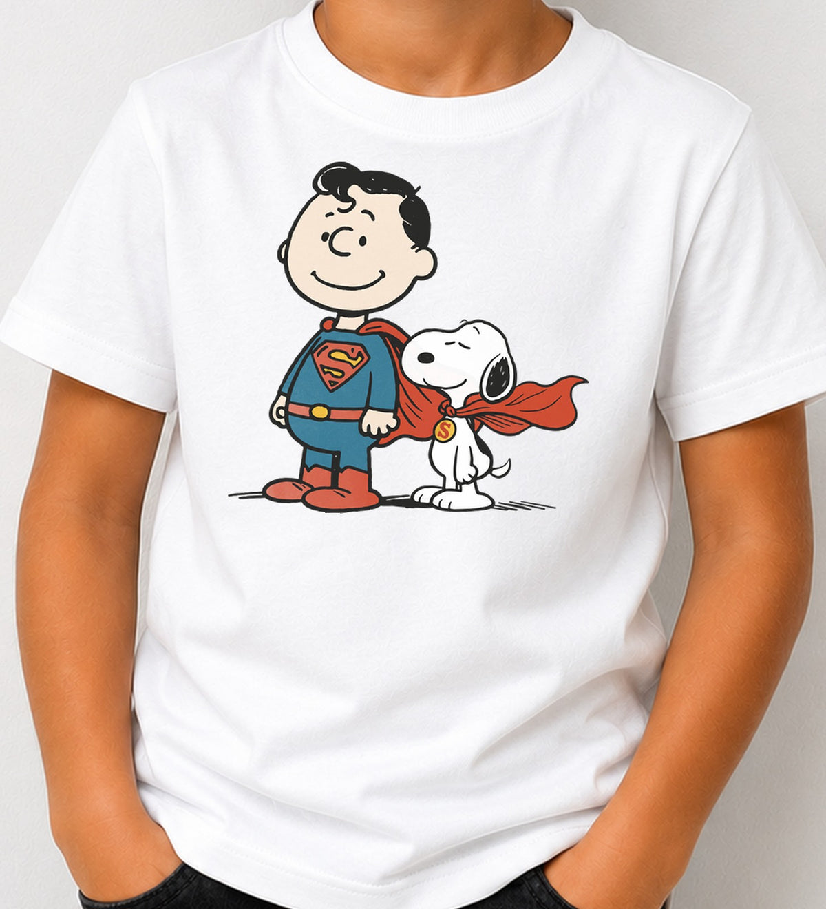 Camiseta niño Superpeanuts (blanca)