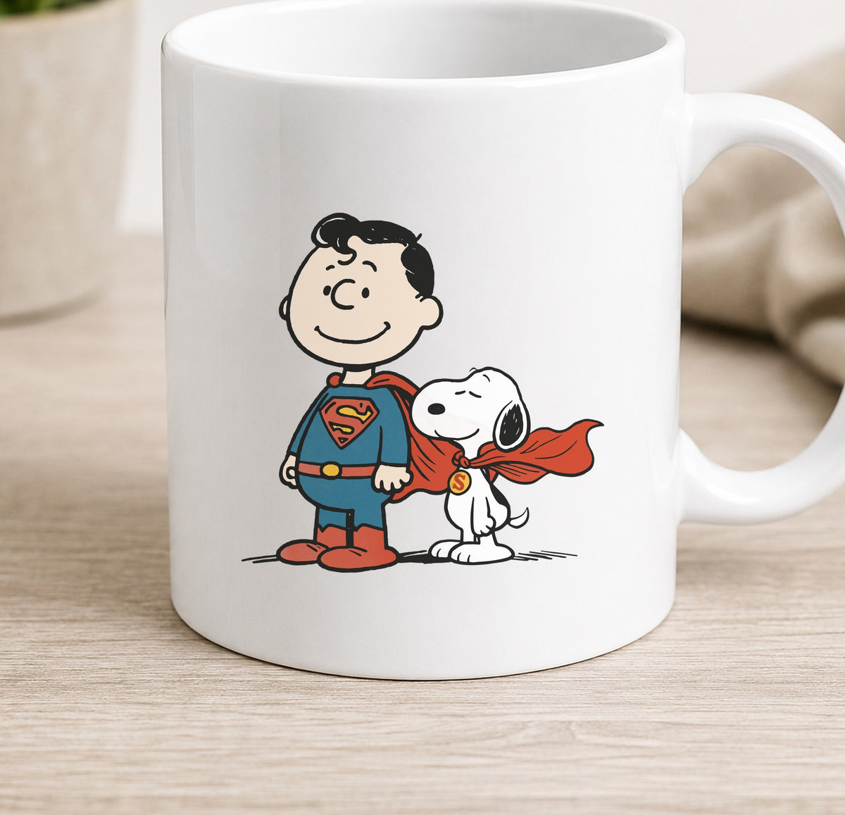 Taza Superpeanuts (blanca)