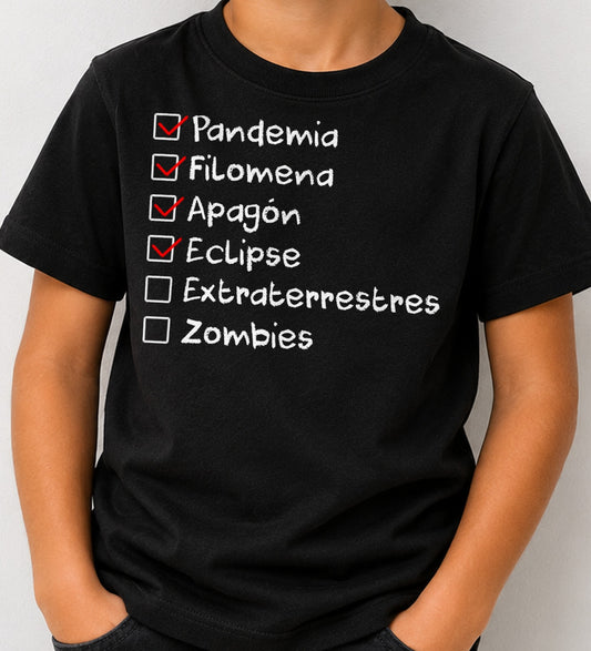 Camiseta niño Mi Vida (negra)