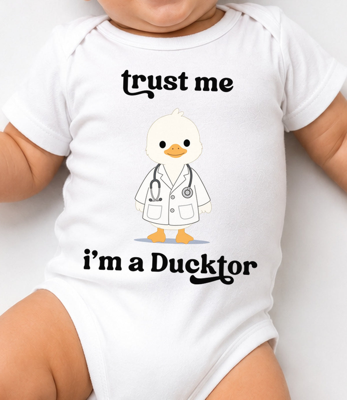 Body Trust Me I M a Ducktor (blanca)