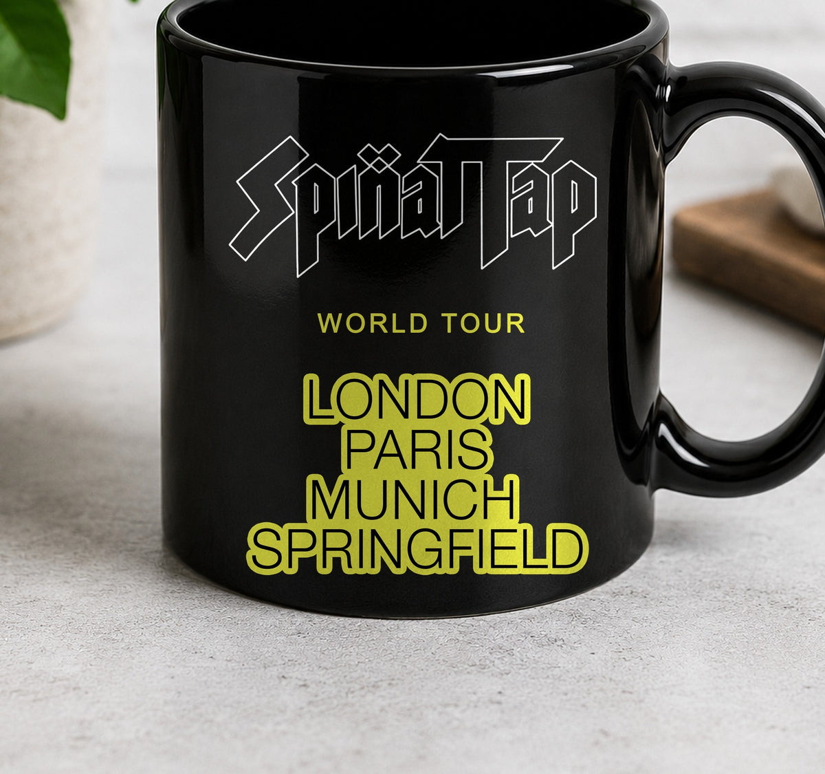 Taza Spinal Tap Back (negra)