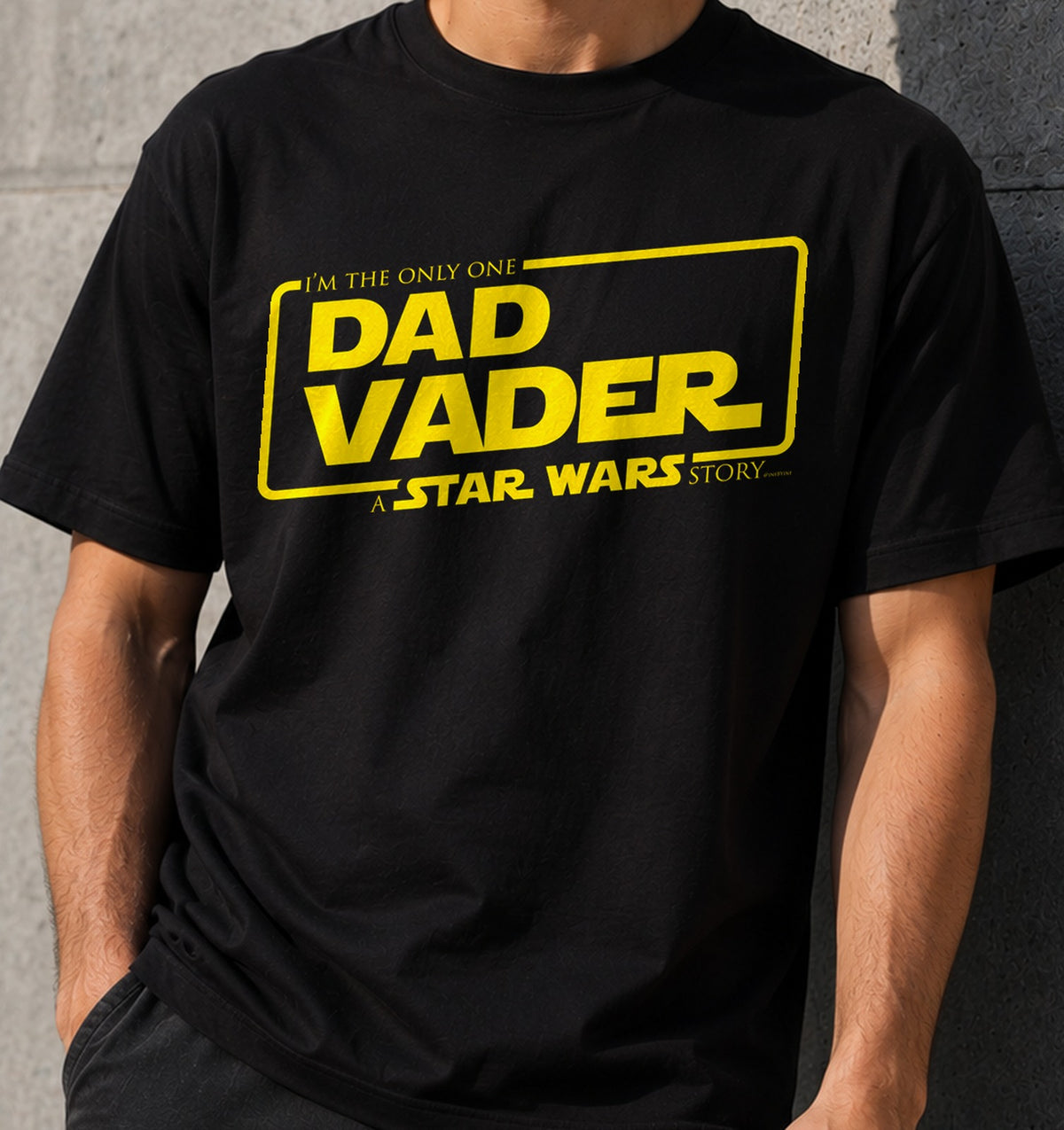 Camiseta Dad Vader (negra)