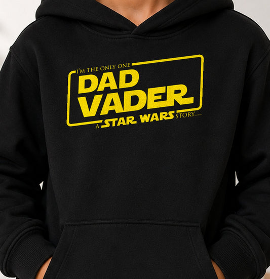 Sudadera niño Dad Vader (negra)