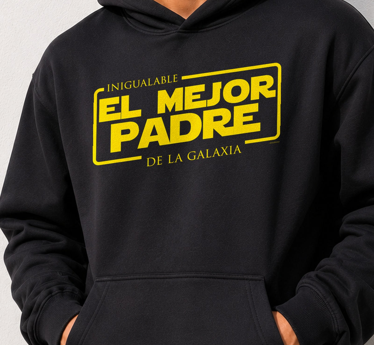 Sudadera El Mejor Padre de la Galaxia (negra)