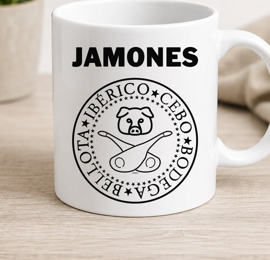 Taza Jamones2 (blanca)