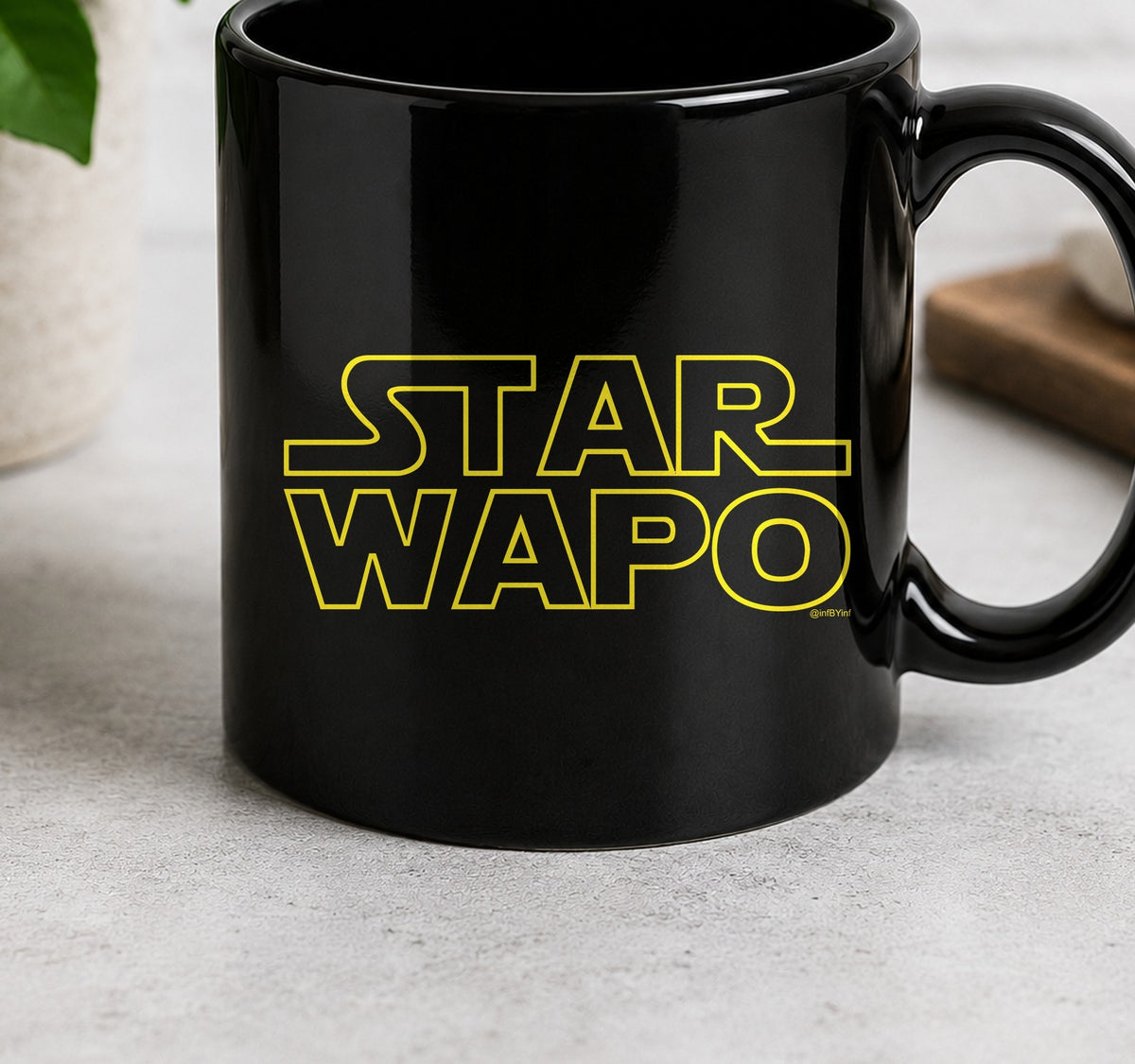 Taza Star Wapo (negra)