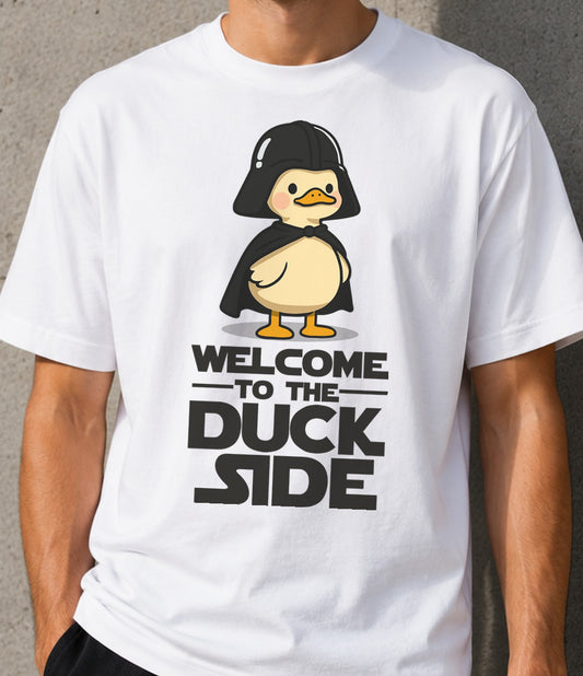 Camiseta Welcome To The Duck Side (blanca)