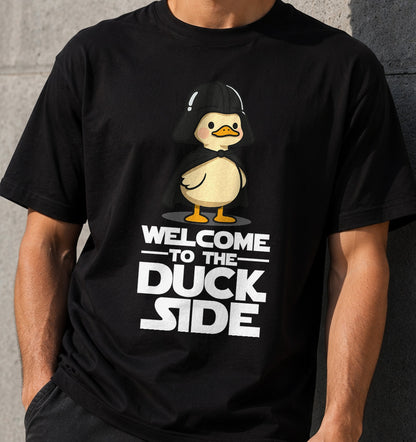 Camiseta Welcome To The Duck Side (negra)