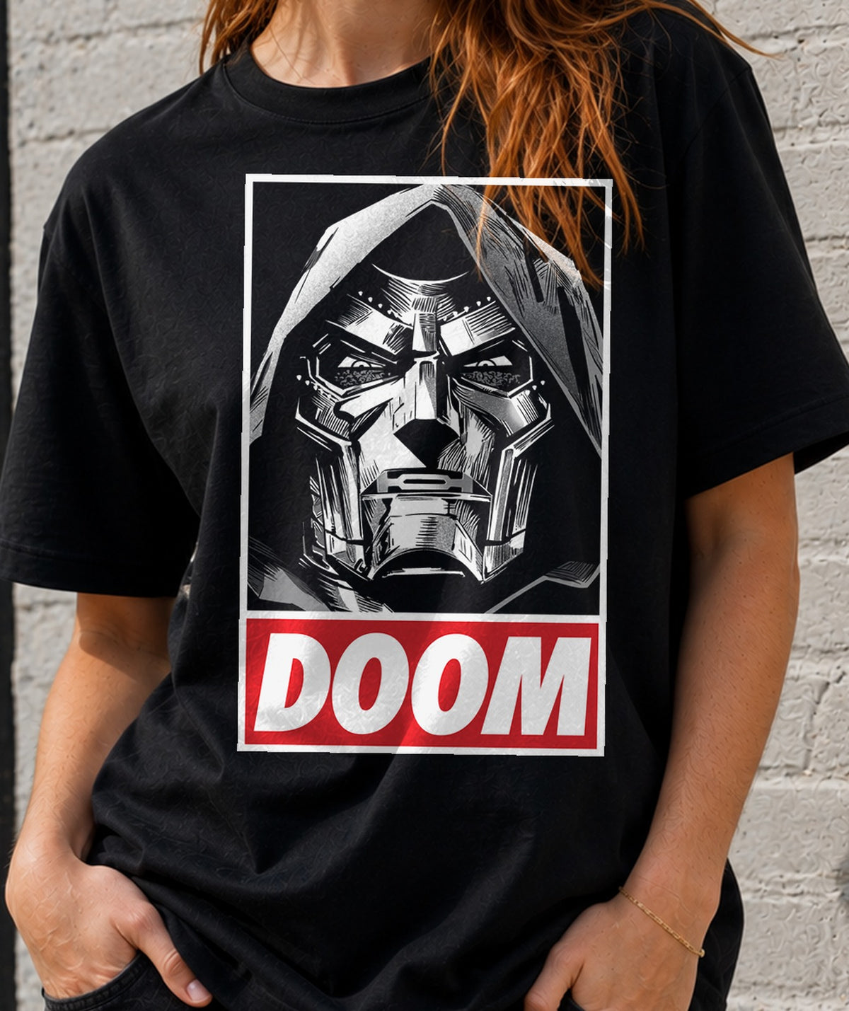 Camiseta mujer Doom (negra)